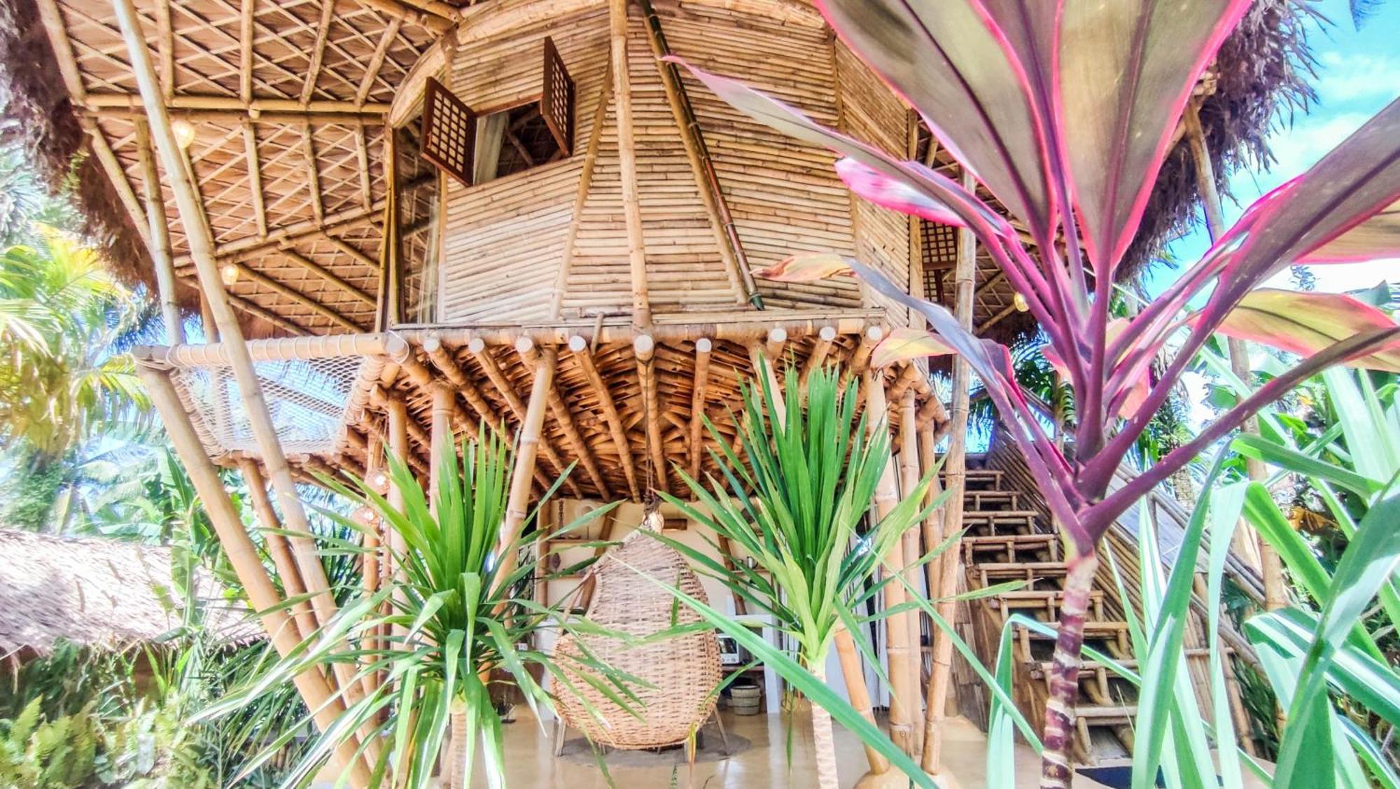 The Bamboo Houses - Tropical Garden & Empty Beach General Luna  Zewnętrze zdjęcie