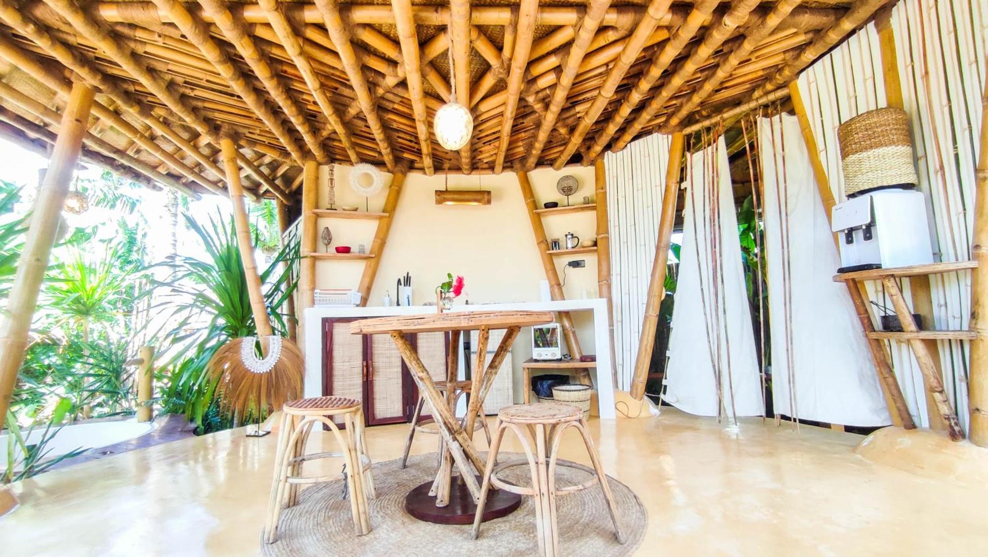 The Bamboo Houses - Tropical Garden & Empty Beach General Luna  Zewnętrze zdjęcie
