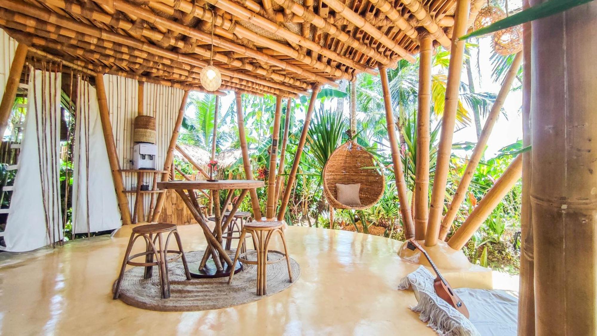 The Bamboo Houses - Tropical Garden & Empty Beach General Luna  Zewnętrze zdjęcie